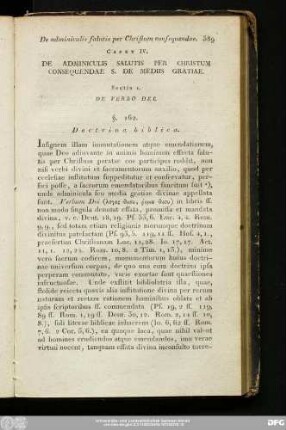 Caput IV. De Adminiculis Salutis Per Christum Consequendae S. De Mediis Gratiae.
