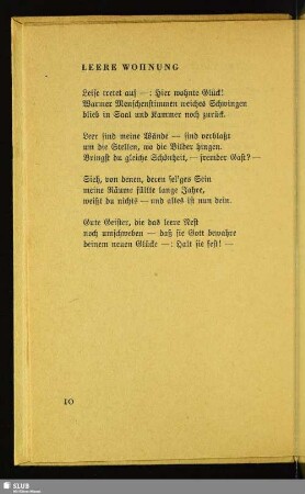 Leere Wohnung