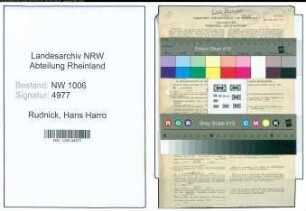 Entnazifizierung Hans Harro Rudnick , geb. 11.06.1920 (Dolmetscher)