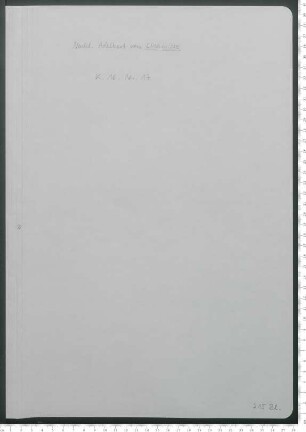 Druckfahnen mit handschriftlichen Notizen und Korrekturen (5. vermehrte Auflage, 5. Band)