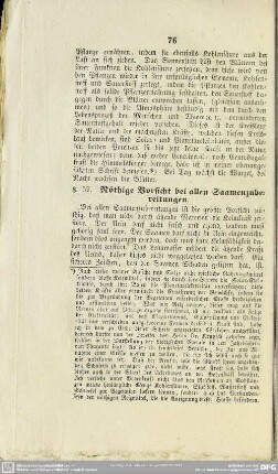 §. 57. Nöthige Vorsicht bei allen Saamenzubereitungen