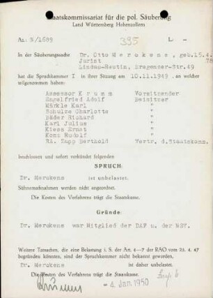 Merckens, Otto, Dr.