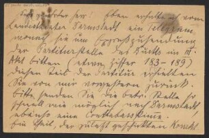 Brief an B. Schott's Söhne : 03.09.1924
