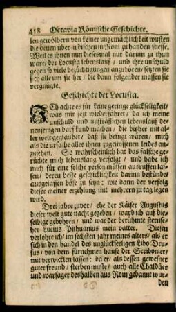 Geschichte der Locusta.