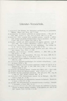 Literatur-Verzeichnis.