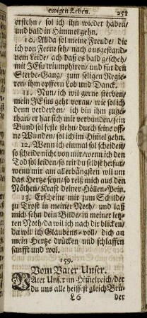 Vom Vater Unser. - Um Erlösung von allerley Ubels Leibes und der Seelen.
