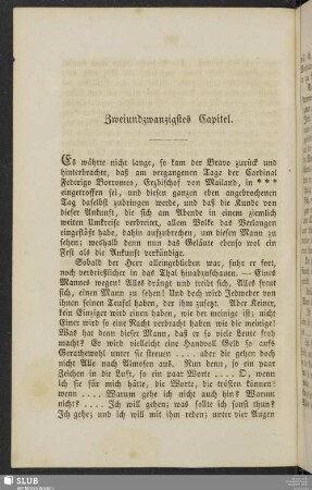 Zweiundzwanzigstes Capitel