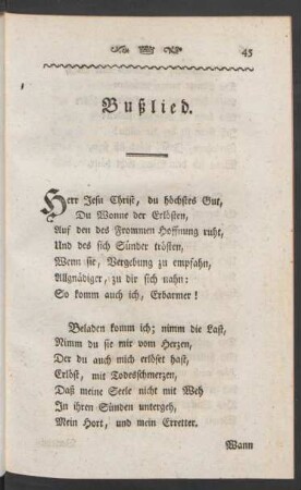 Bußlied