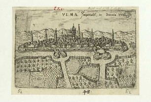 Ulm von Norden. 1590