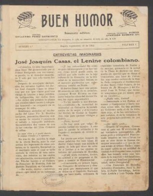 José Joaquín Casas, el Lenine colombiano. : Entrevistas imaginarias