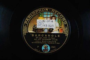 Barcarole (O sag', wenn ich fahre) : aus "Ein Maskenball" / (Verdi)