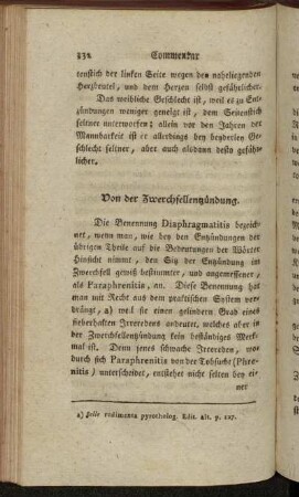 [Entzündung des Zwerchfells.]