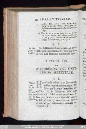 Titulus XIX. De Adquirenda Vel Omittenda Hereditate.