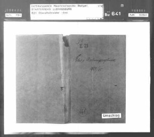 Etats- und Rechnungsergebnisse des Hofmarschallamts