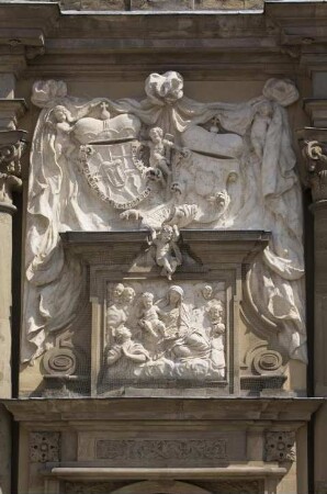 Fassade, Nikolsburg, Tschechische Republik