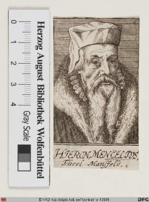 Bildnis Hieronymus Mencel(ius)