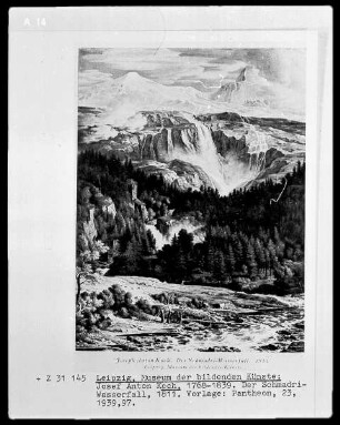 Der Schmadribachfall im Lauterbrunner Tal
