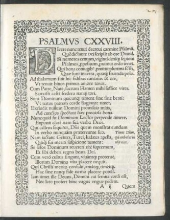 Psalmus CXXVIII.