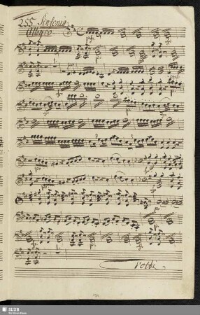 255. Sinfonia aus La giardiniera brillante / Sarti, G.