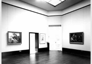 Blick in die Kabinett-Ausstellung "Johann Friedrich Overbeck - Italia und Germania" vom 13. Sept. - 15. Dez. 2002 in der Alten Nationalgalerie
