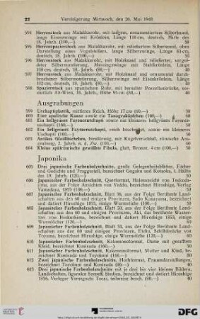 Japonika (Nr. 605-715)