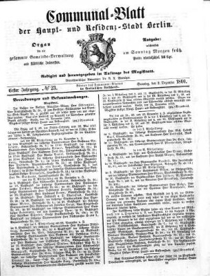 1860,23: No. 23, 2. Dezember 1860