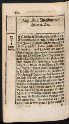 Augustus, Augstmonat/ Hat xxxi. Tag.