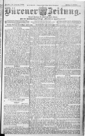 Dürener Zeitung. 1886-1919