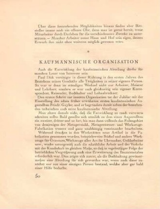 Kaufmännische Organisation