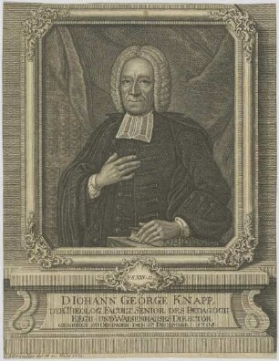 Bildnis des Iohann George Knapp