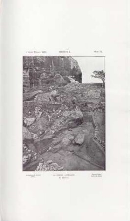 Plate VI. Sígiriya. Southern Approach. To Gallery