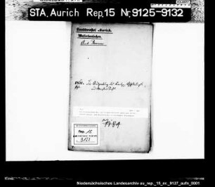 Die Ausreinigung des zur Faldern-Sielacht gehörigen Kreuz-. Schiffledings- und Meestertiefs in Kirchspiel Marienhafe