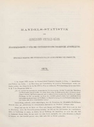 Handels-Statistik der Chinesischen Vertrags-Häfen