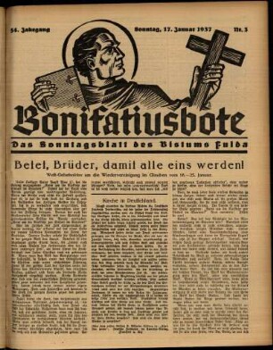 Ausgabe vom Sonntag, den 17. Januar 1937.