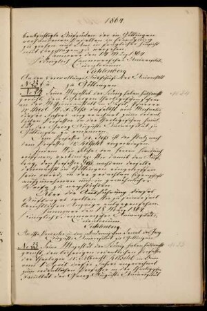 Berufung des Professors Ritschl aus Bonn zum ordentlichen Professor der Theologie.