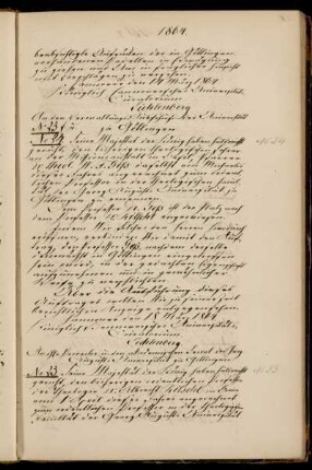 Berufung des Professors Ritschl aus Bonn zum ordentlichen Professor der Theologie.