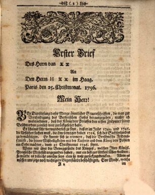 Das Lächerliche Europa Oder Politische Gedancken über den gegenwärtigen Krieg : Aus dem Frantzösischen übersetzt