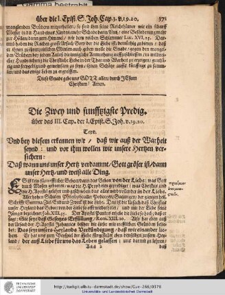 Die Zwey und funffzigste Predig