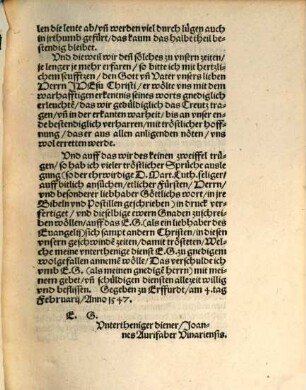 Auslegung etzlicher Trostsprüche so der Ehrwirdige Herr Doctor Martinus Luther jnn seiner lieben Herrn vnd guten Freunden Bibeln vnd Postillen mit eigener handt (zu seinem gedechtnis) geschrieben