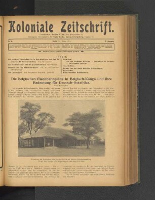Nr. 14. Berlin, 31. März 1911. 12. Jahrgang.