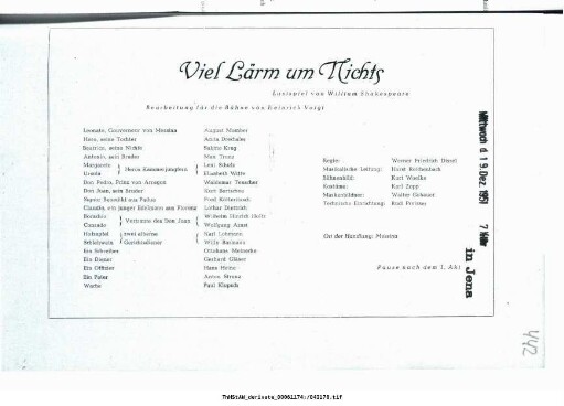 Viel Lärm um Nichts
