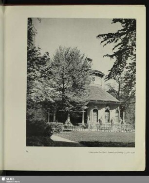 Chinesischer Pavillon - Baumeister Büring 1754 bis 1756