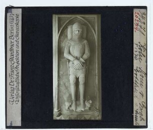 unbekannt (14. Jh.), Grabmal des Grafen Gottfried IV. von Arnsberg im Kölner Dom : Ansicht von oben (ohne Gitter)