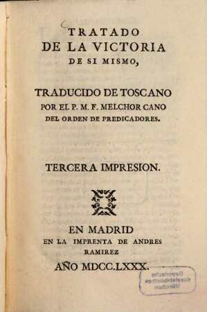 Tratado de la victoria de si mismo