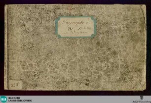 Symphonies - Don Mus.Ms. 1968 : C; SchV 164