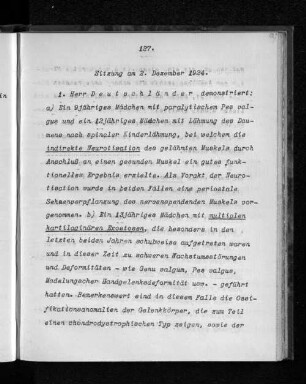 Sitzung am 2. Dezember 1924.