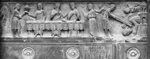 Portale della Vergine (Nordportal) — Szenen aus dem Leben Johannes des Täufers