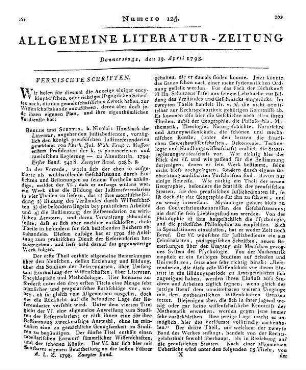 Eschenburg, J. J.: Lehrbuch der Wissenschaftskunde, ein Grundriß encyclopädischer Vorlesungen. Berlin, Stettin: Nicolai 1792