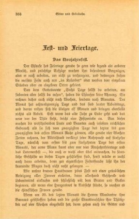 Das Neujahrsfest