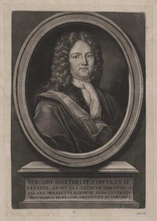 Bildnis des Burkhard Gotthelf Struve